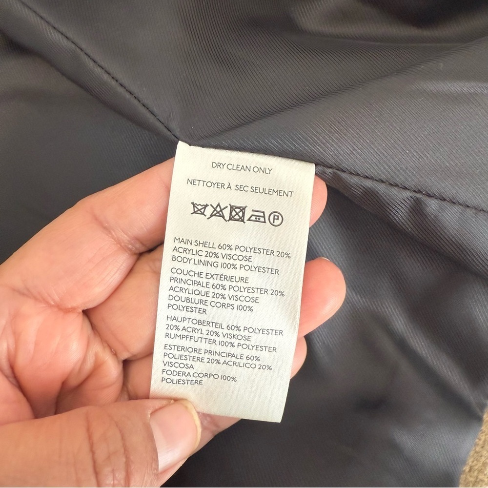 ANTHROPOLOGIE Cropped Blazer Jacket size 12 - Picture 9 of 13